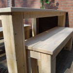 Tuinset nieuw steigerhout